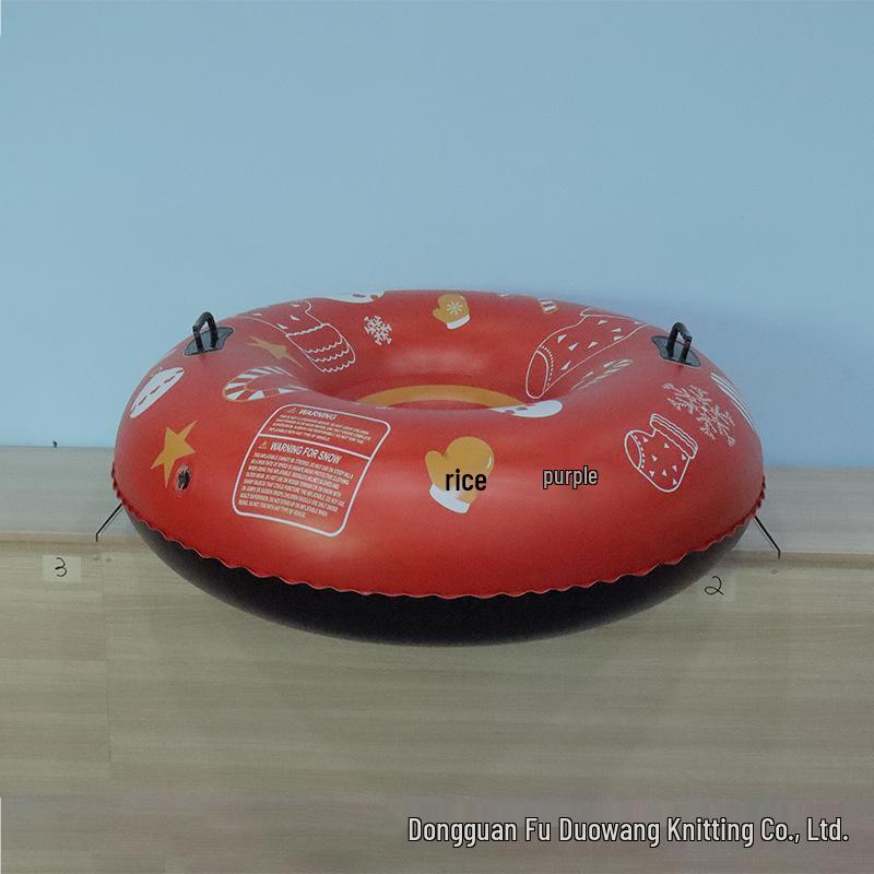 In-Stock Inflatable Snow Tube with PVC Handles for Adults