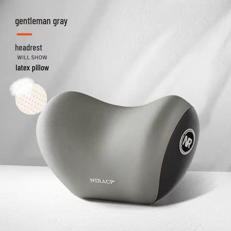 Car Seat Back and Neck Support Cushion: Headrest and Lumbar Pillow
