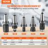 CAT40 Collet Holder ER 16/32 Collet Set, 35 PCs, SLN FMB ER16/32 APU Tool Holders Spring Steel Collet Chucks with 10 Pull Studs and 3 Wrenches, for