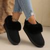 Women's padded lining soft thick sole heightening outdoor thickened warm lightweight comfortable stirrups ground cotton shoes snow boots
