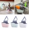 Faucet Hanging Basket Bag with Drain Holes Adjustable Strap Sponge and Cleaning Tool Holder Kitchen Accessories