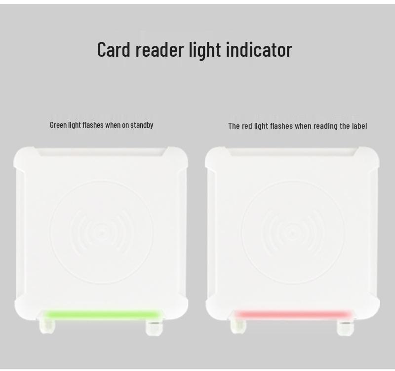 UHF RFID Card Reader/Writer: Non-Contact Access Control with Integrated Antenna