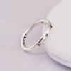 New 925 Sterling Silver Pan Ring Water Whirl With Crystal Ring For Women Wedding Party Gift Fashion Jewelry