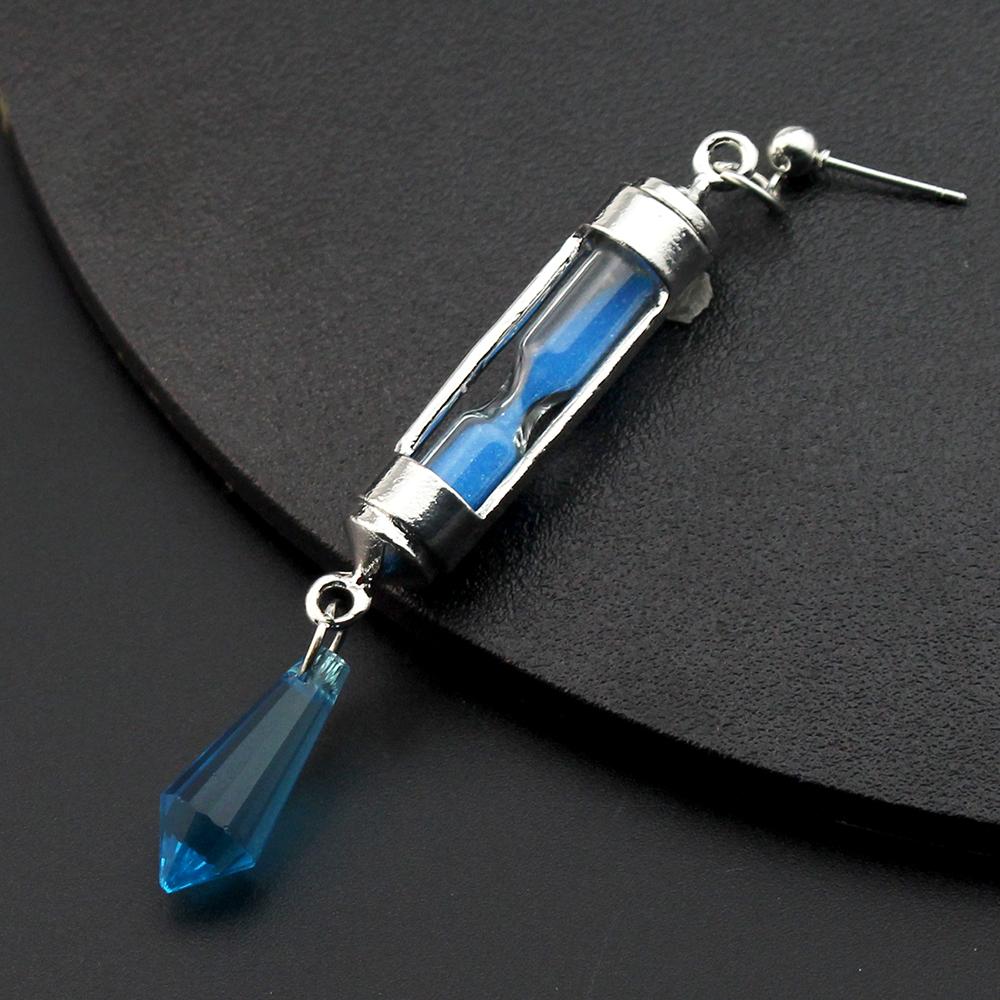 Anime The Case Study of Vanitas Earrings No Karte Cosplay Props Hourglass Earrings Ear Clip Jewelry Gifts Accessories