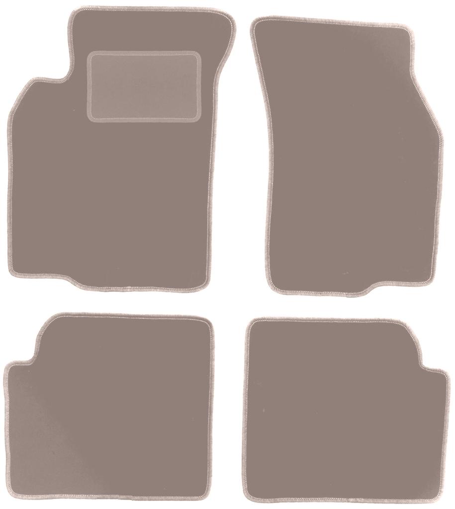 Beige velour floor mats for: Mitsubishi Colt V (CJ0) hatchback (1996-2003)