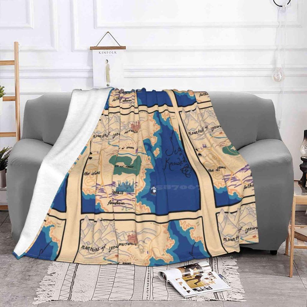 Phantom-Tollbooth-Karte Super Warme Weiche Decken für Sofa/Bett/Reise Filmfarbe Phantom-Tollbooth-Karte Buch