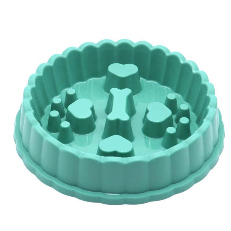 

Large Pet Slow Food Bowl, Dog Bowl, Anti-tipping Dog Food Bowl, Medium and Large Dog Anti-choking Slow Food Bowl, Dog Food Utensils зелений