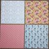 24 Sheets Flower Craft Paper Pads Cutting Dies Art Background Origami Scrapbooking Card Making