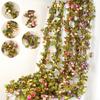 Flowers Artificial 42 Silk Rose Fake Flower Garland Vine Wedding Party Diy Decor