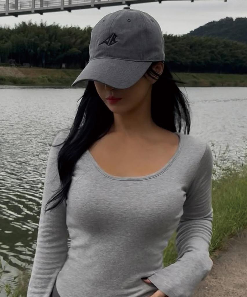 BATTRACT Deep Fit Symbol Logo Ball Cap Pigment Charcoal