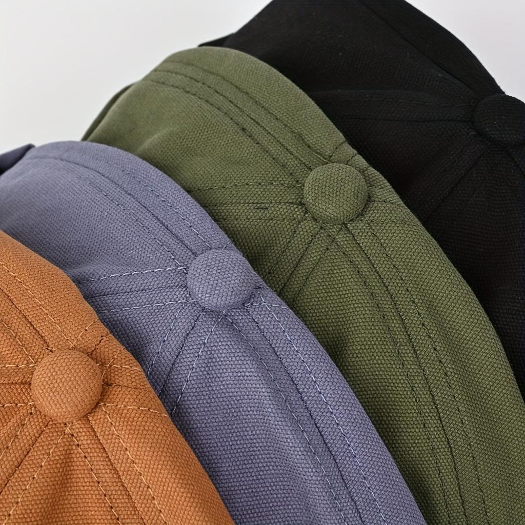Cappello Docker da Uomo alla Moda Senza Visiera Berretto Vintage con Bordo Arrotolato Regolabile Traspirante Berretto da Marinaio Hip Hop