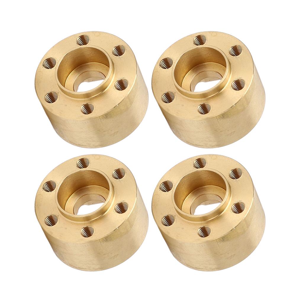 4Pcs Wheel Hex Hub Widen Brass Weight Wear Proof Wheel Hex Widen Adapter for 1.9in 2.2in Hub
