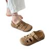 Spring and summer new bag head women's shoes breathable sandals soft sole retro versatile hole shoes women