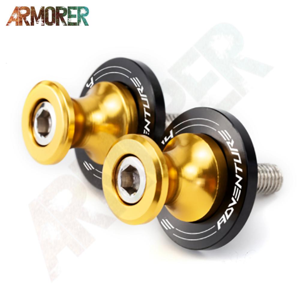 Motorcycle Swingarm Spools 10MM Stand Screws Aluminum Accessories For KTM 1050 1090 1190 ADVENTURE 1290 SUPER ADVENTURE