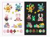 Luminous In Dark Cartoon Easter Temporary Tattoo Waterproof Sweatproof Party Favors for Kids Stickers
