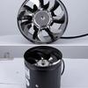Axial Pipe Metal Blower Bathroom Fan Channel Pipe Fan 500m³/h Channel Duct Extractor Insert Exhaust Fan