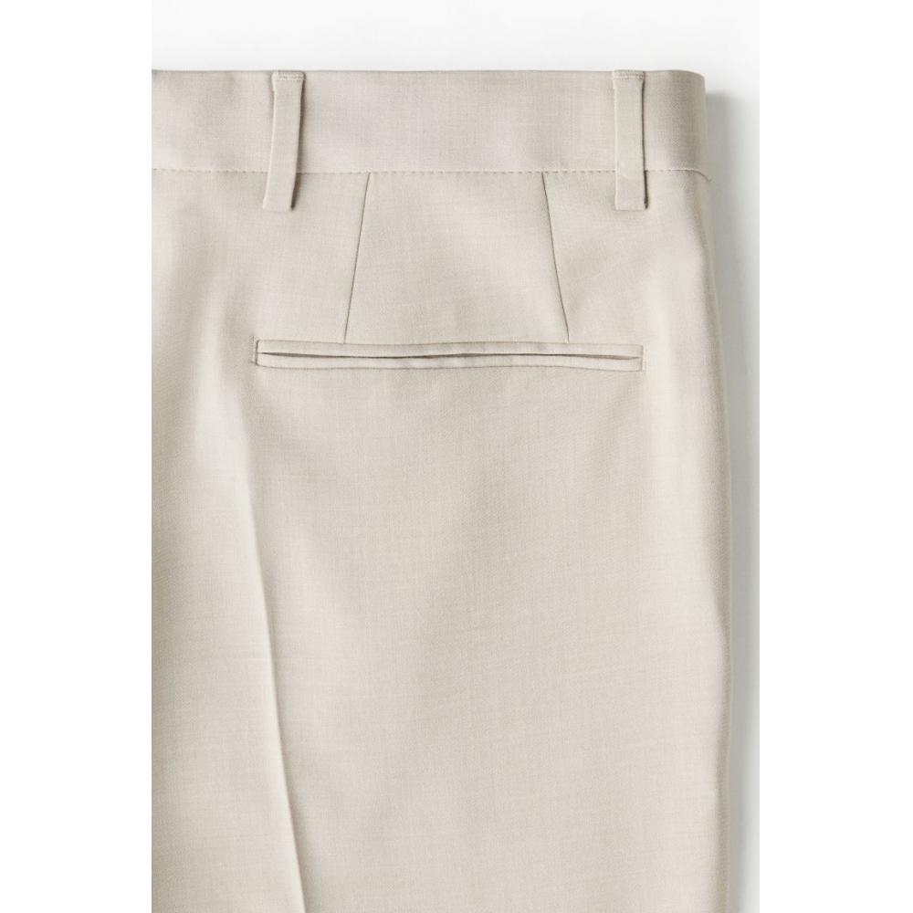 H M Suit Pants sliM Fit Beige