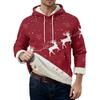 Men's Casual Long-Sleeve Fleece Hoodie With Pockets