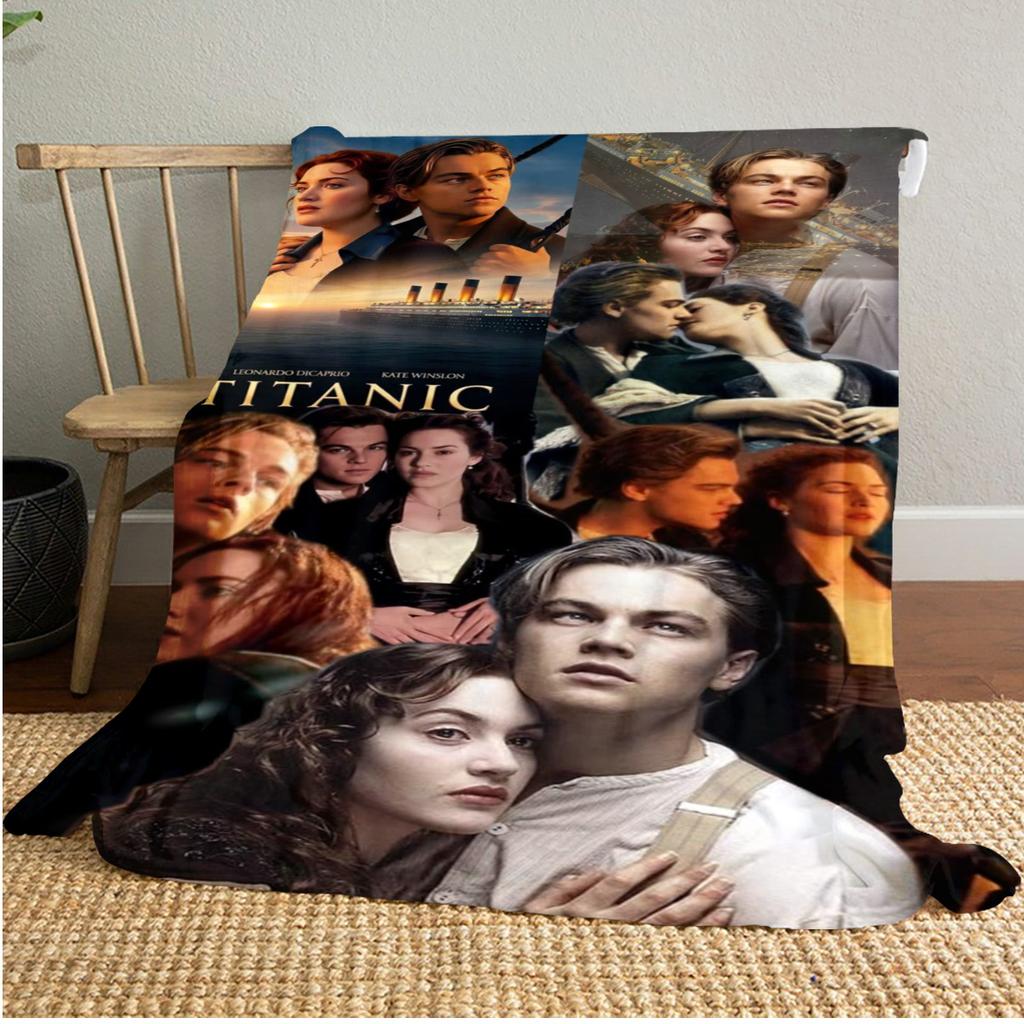 Titanic  Plush Blanket Soft Comfortable All Seasons Blanket Sofa Office Naps Blanket Outdoor Travel Throw Perfect Gift