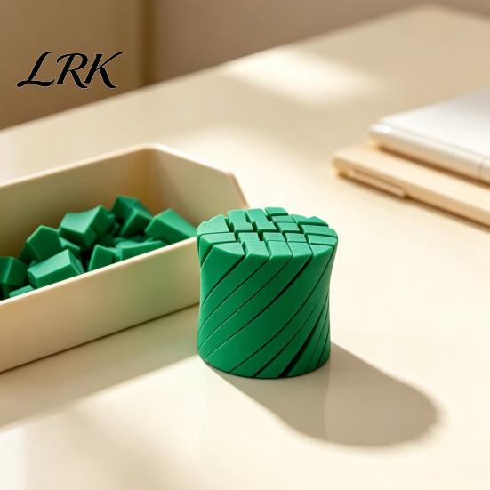 3D Printed Fidget Toy Spiral Toy, Creative Stress Relief Ornaments, Compact Portable Reliever Decompression Desktop Decorations Gift for Gamers