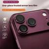 NEW Color Aluminum Alloy Lens Protector Case for IPhone 18 17 Pro Max 9H Shockproof Hard Tempered Glass Camera Screen Full Protective Cover Capa