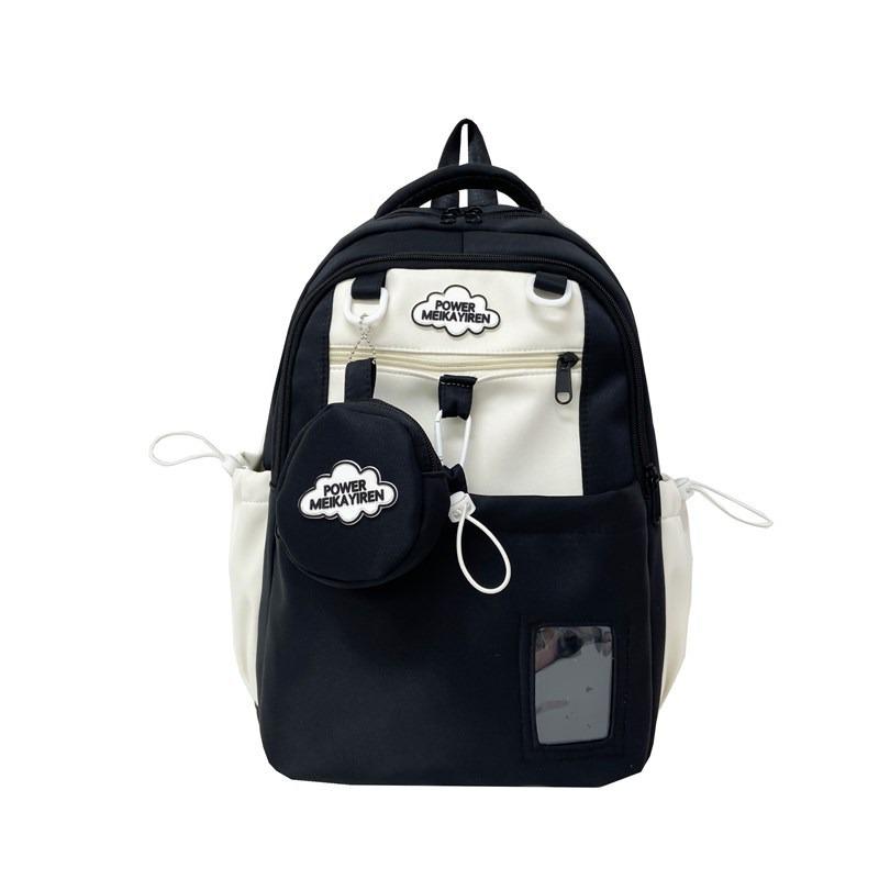 The new schoolbag is high-value, fresh and sweet, candy-colored backpack, lightweight and large-capacity backpack for junior high school students.