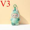 1Pc Cute Labubu Plush Doll Keychain Key Rings The Monsters Box Toy New Vinyl Doll Kawaii Backpack Pendant Decoration Case Gifts V3