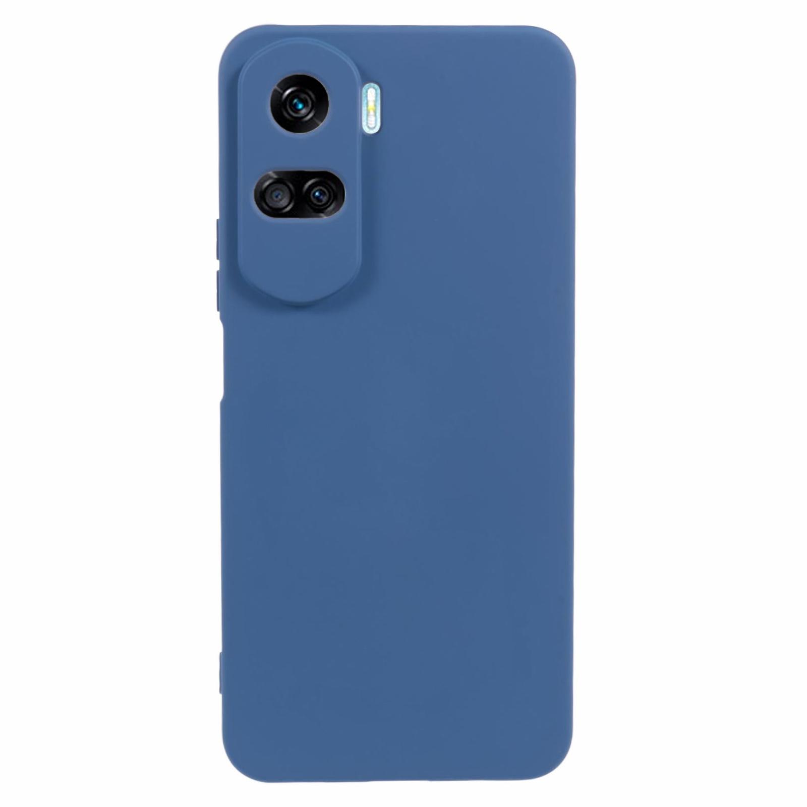 

Чехол для мобильного телефона Honor 90 Lite 5G, ТПУ 2,0 мм, задняя крышка с дугообразными краями Blue