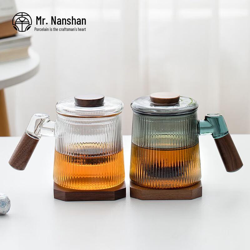 Nanshan Glass Tea Cup with Lid