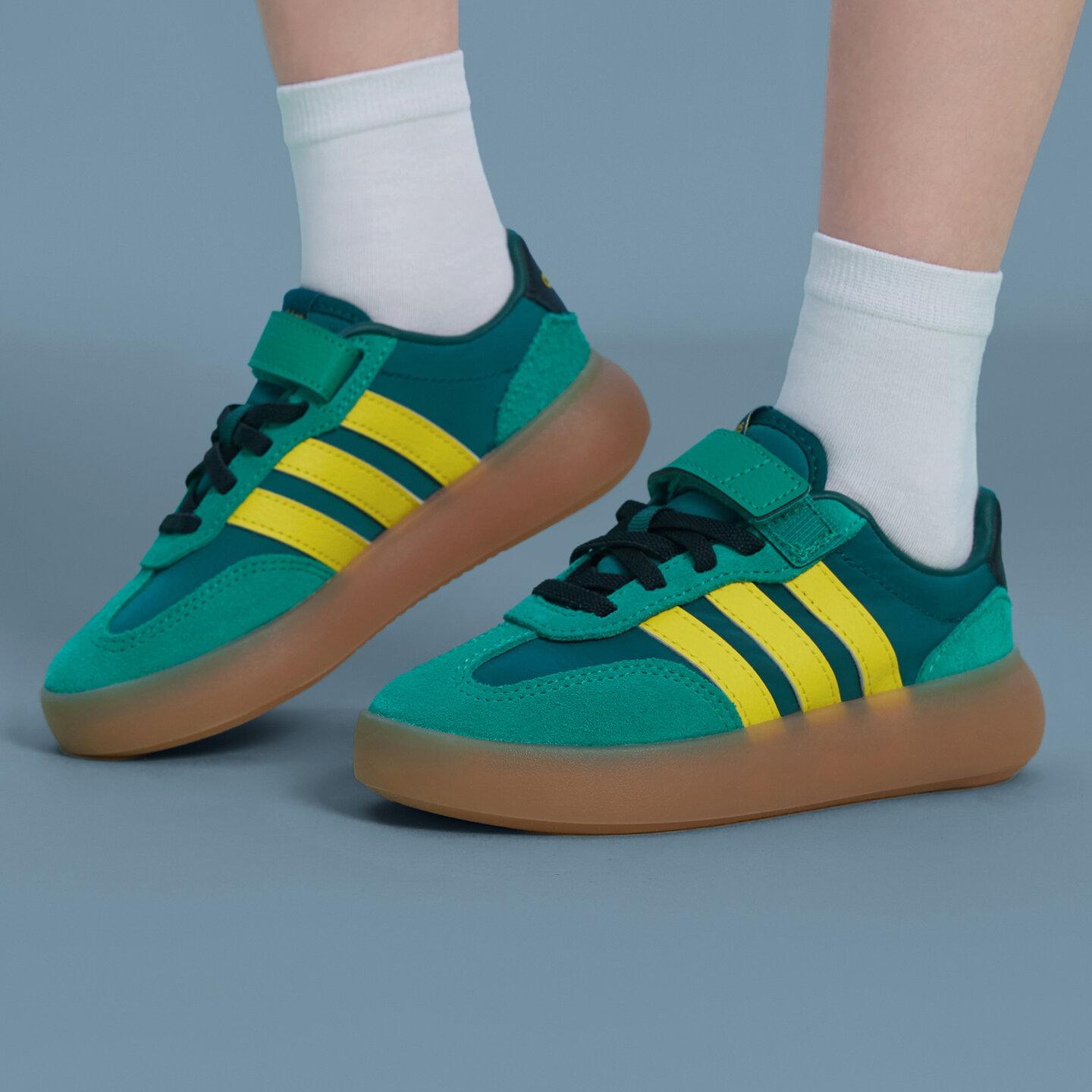 adidas Barreda Decode Collegiate Green Yellow Court Green (PS) 34