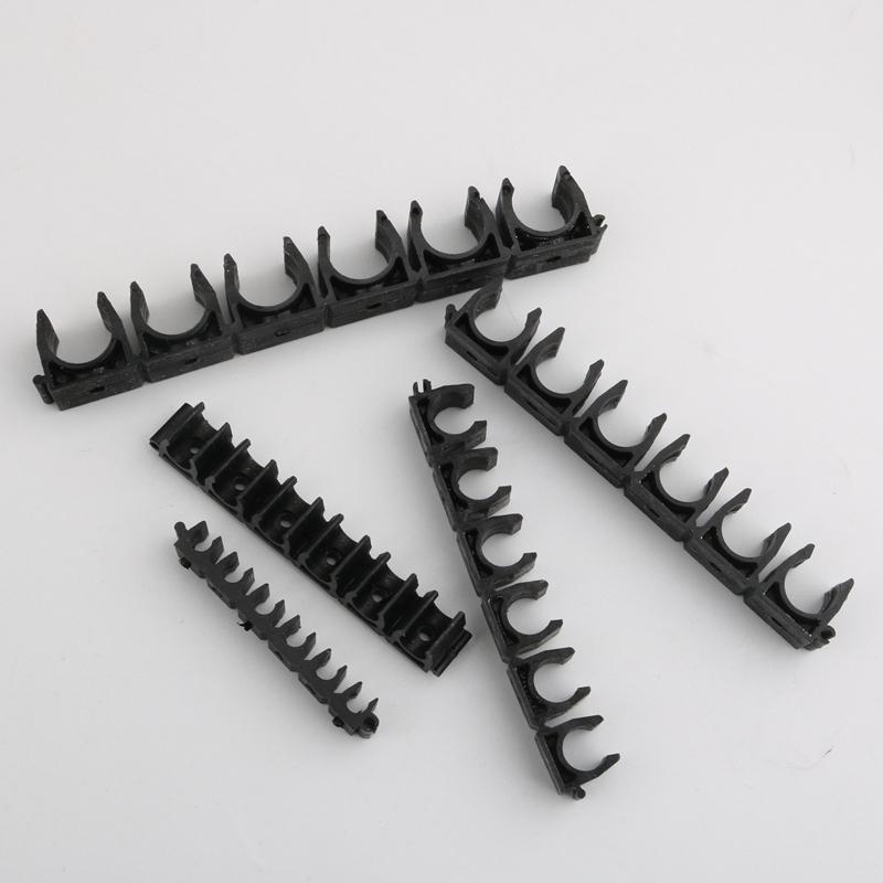 1PC 4 6 8 10 12mm Pipe Clamp Support Tube Bracket Water Pipe Connector Soft Hose Clamp Fittings Clip
