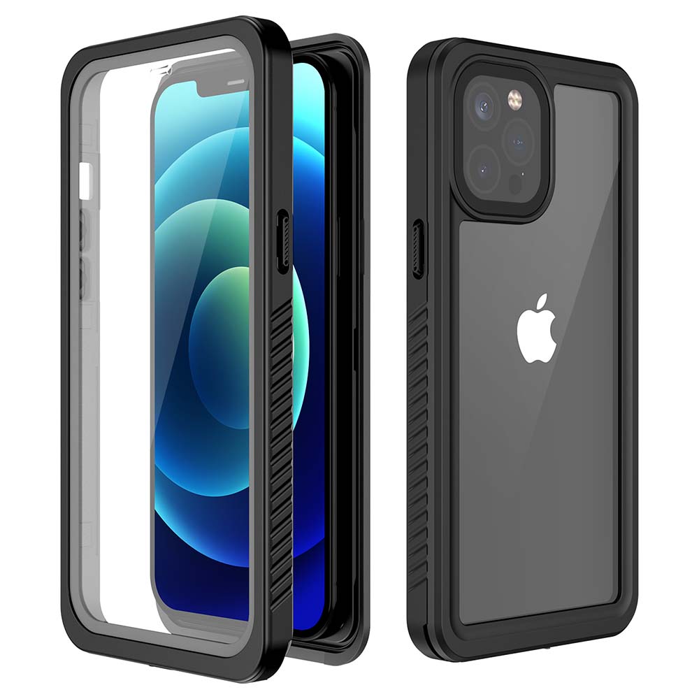 

For iPhone 12 Pro FS Series IP68 Waterproof Dustproof Case Clear Full Body Shockproof Phone Cover A