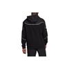 Adidas FW22 Printed Logo Sports Hooded Jacket Men Outerwear Black HL6908