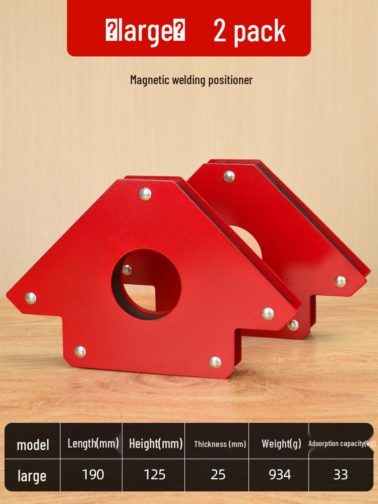 90° Magnetic Welding Positioning Tool & Triangle Ruler
