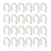 24Pcs DIY Wood Slices Horseshoe Shape Unfinished Cutouts Pendant HandMade Craft Decoration