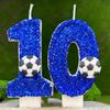 Football Numbers Birthday Candles Cake Party Birthday Candles DIY Creative