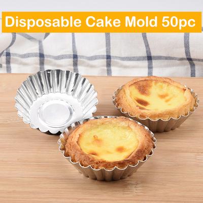 50PCS Aluminium Cupcake Cake Cookie Lined Mould Tin Baking Tool HotHome, Furniture & DIY, Cookware, Dining & Bar, Baking Accs