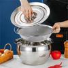High-Temperature Resistant Stainless Steel Oil Basin with Lid - Kitchen & Commercial Use