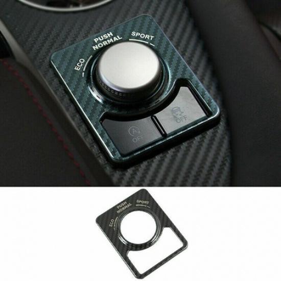 For Lexus RX350 450h 16-22 Carbon Steel Driving Mode Switch Button Cover Trim 1P