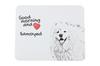 Samoyed, Bjelkier, Samoiedskaya Sobaka - Mouse Pad with Print, Personalized Dog-themed Mouse Pad, Unique Gadget for an Office Worker by Art-Dog Brand