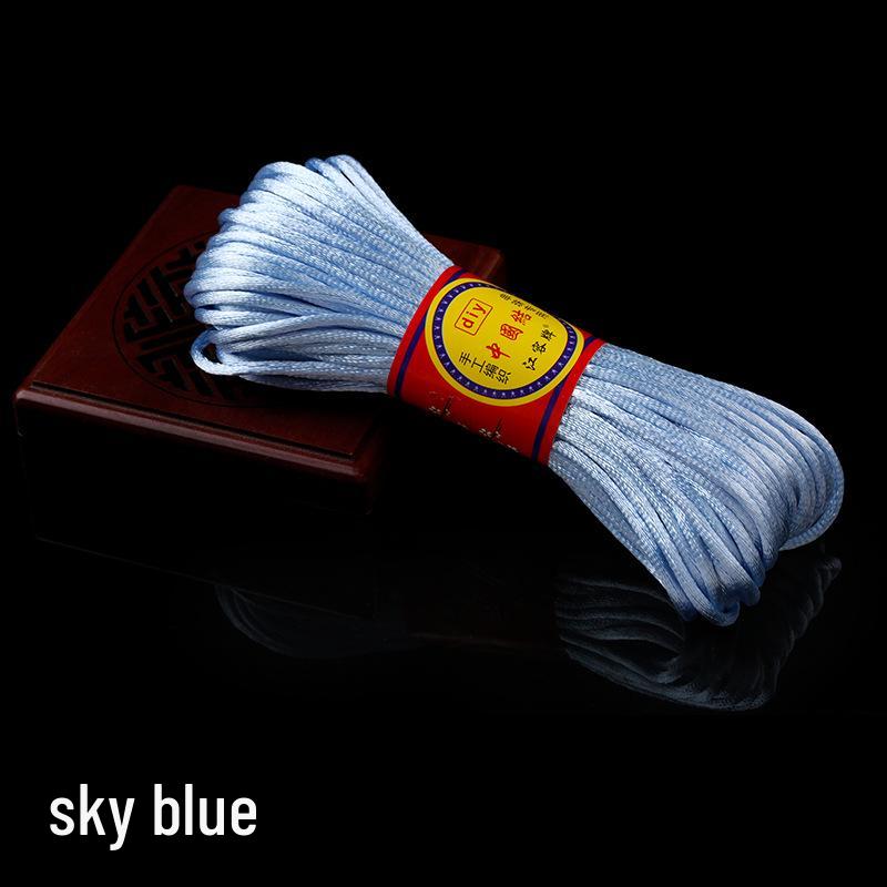 Red Polyester Chinese Knotting Cord for DIY Bracelets and Beading