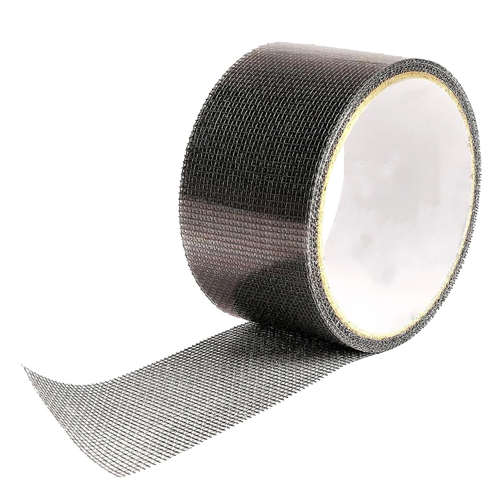 

(Никита) Комплект оконных сетокСильный клейВодостойкая лента Покрывающая сетка из стекловолокна One Size чёрный