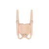 Vivienne Westwood Ella Saturn Logo Detachable Chain Strap Crocodile Pattern Mini Backpack Women backpack Cream-Pink 43030072UL0039C402