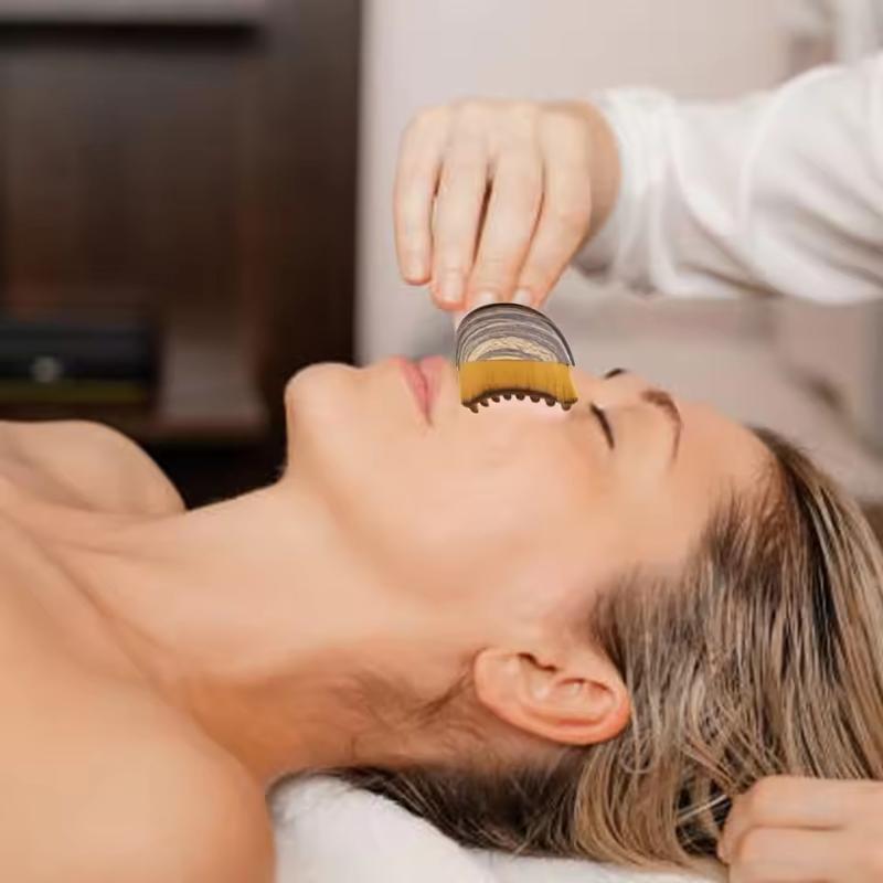 Portable Lymphatic Contour Face Brush Multi-Function Facial Sculpting Tool Lymphatic Drainage Massager For Face Neck Care Brush