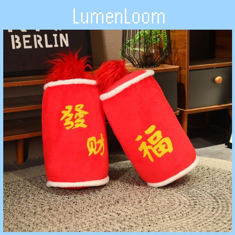 Artificial Firecracker Plush Toy New Year Fireworks Festive Decoration Sofa