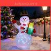 Christmas Inflatable Snowman Decor With Led Lights For Holiday Party Festivities