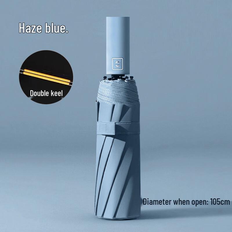 Hongye 3-Fold Automatic UV Protection Umbrella