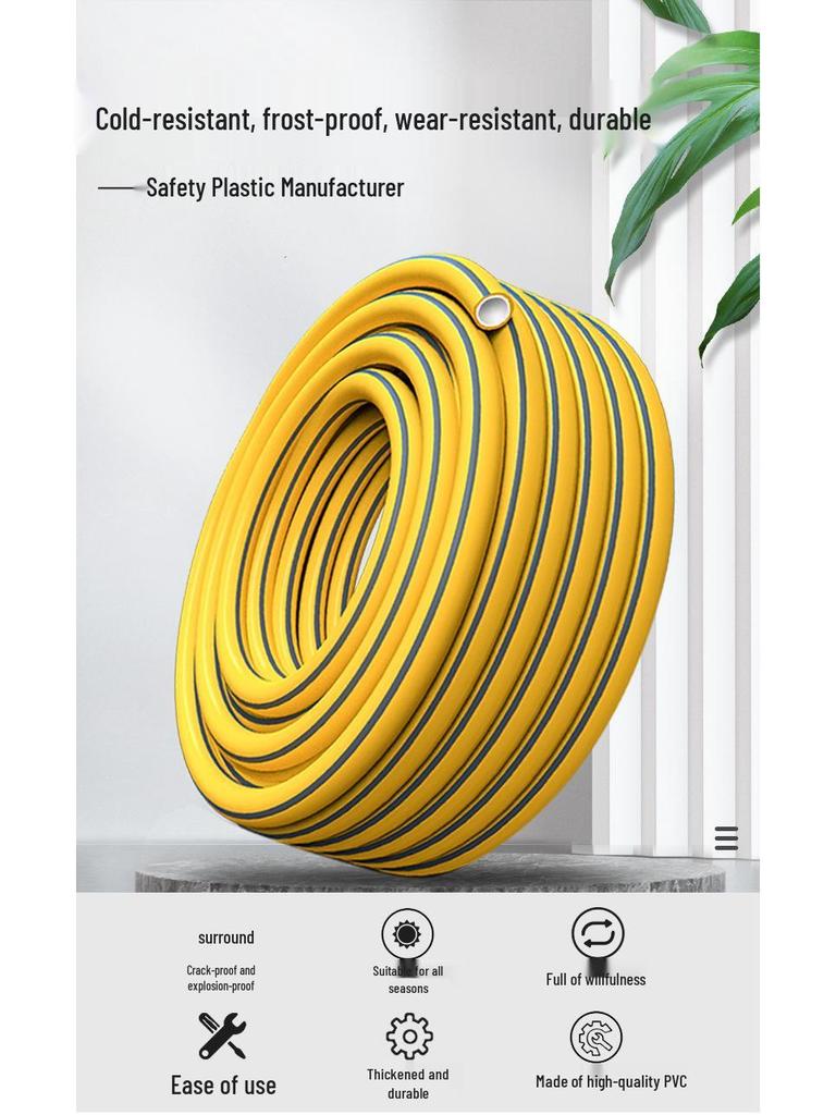 Gelber PVC 1-Zoll Hochdruckschlauch für Bewässerung und Autowäsche