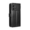 For ZTE Blade A36 PU Leather Case with Strap Crazy Horse Texture Phone Wallet Cover