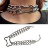 Chaîne de hanche Collier délicat en os creux Collier à longueur réglable Cadeau parfait pour la jeunesse à la mode